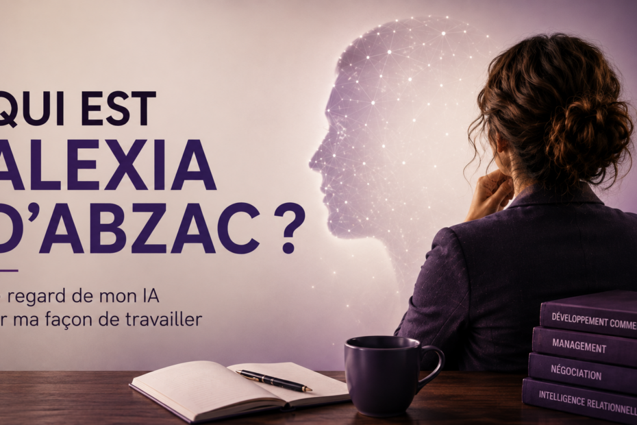 Article de présentation sur la façon de travailler d'Alexia d'Abzac